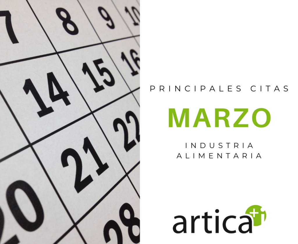 Principales citas de la industria alimentaria este mes de marzo