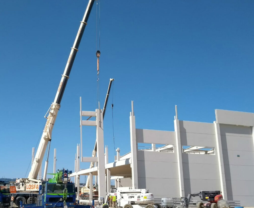 La obra del centro de operaciones, logístico y de distribución de Aves Nobles avanza a paso firme