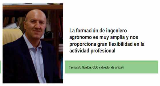 La publicación Mundo del Agrónomo entrevista al CEO y director de artica+i