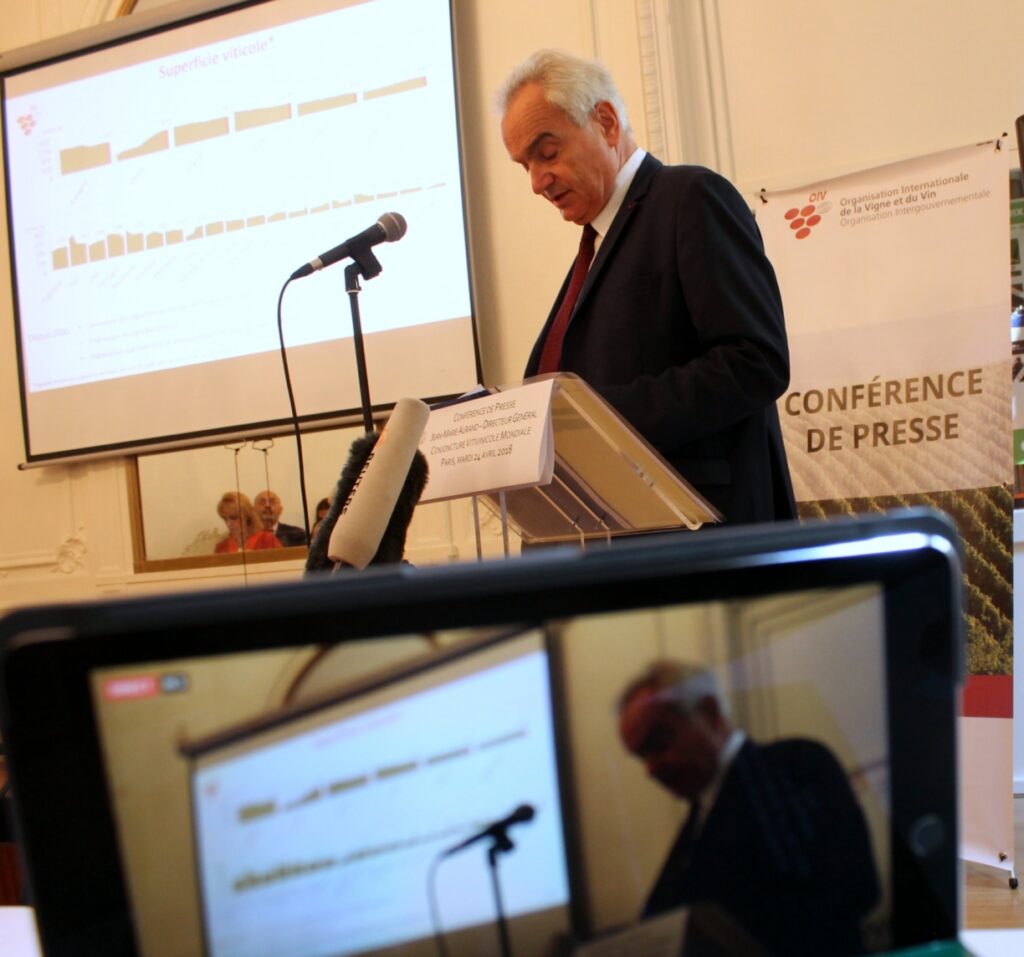 La OIV presenta su informe de coyuntura 2017 del sector del vino mundial