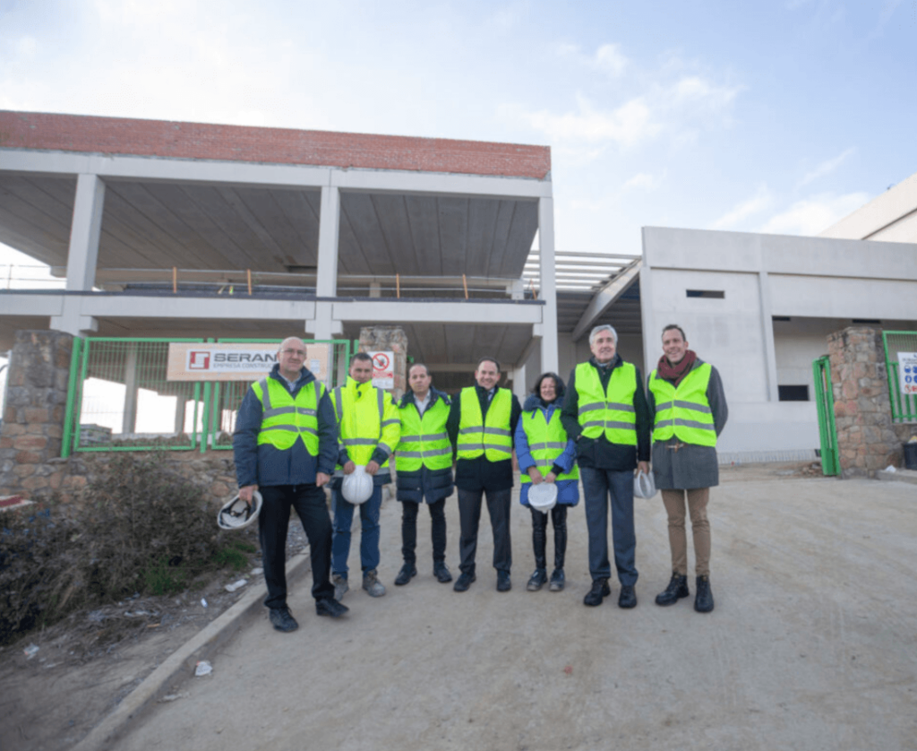 Visita institucional a la obra de Ornua que avanza según los plazos previstos por artica+i